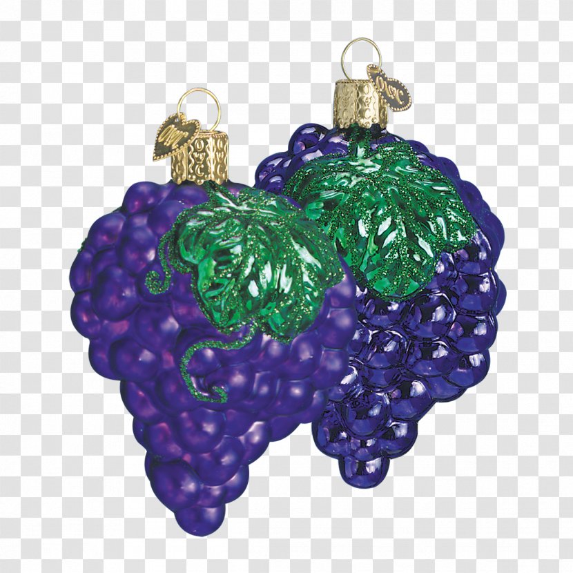 Christmas Ornament Grapevines Wine Decoration - Tradition - Grape Transparent PNG