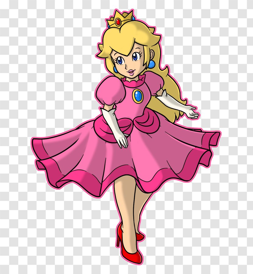 Princess Peach Super Mario Bros. 3 Clip Art - Flower Transparent PNG