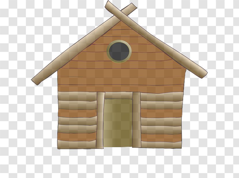 Birdhouse Bird Feeder House Roof - Log Cabin Playhouse Transparent PNG