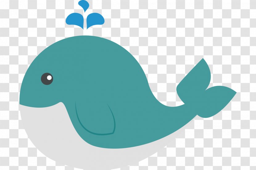 Blue Whale Icon - Marine Mammal - Cute HD Transparent PNG