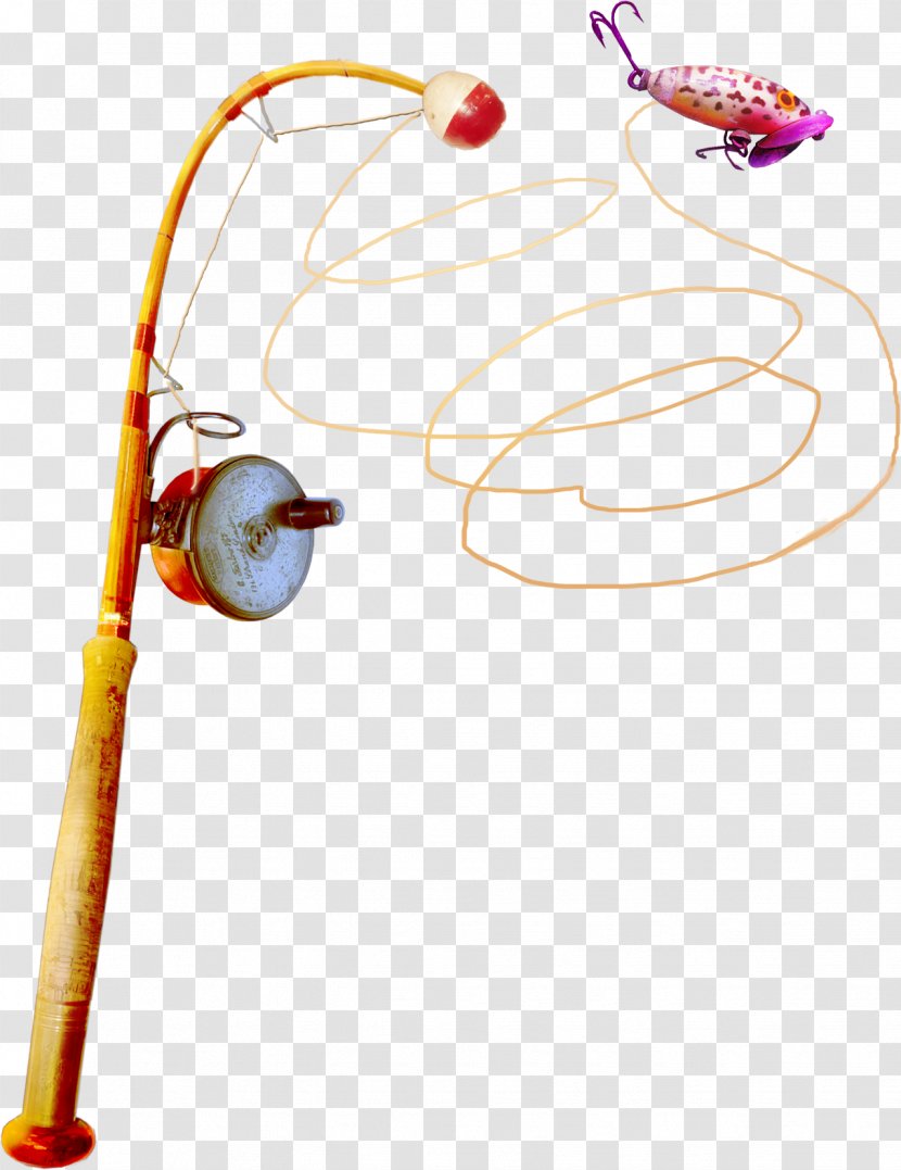 Fishing Rod Tackle - Fishery - Cartoon Transparent PNG