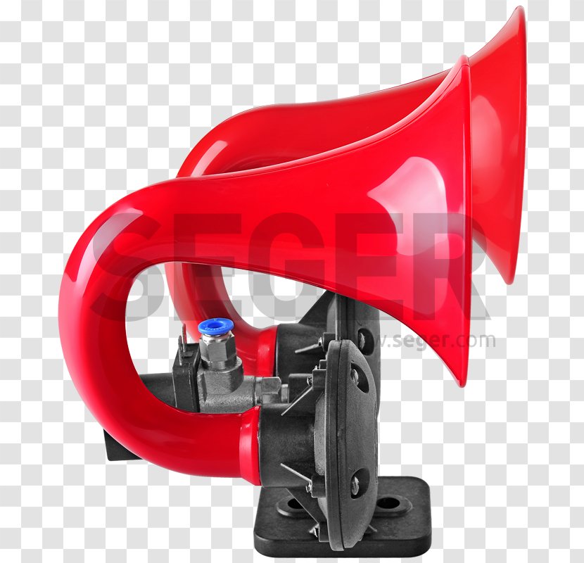 Air Horn Trumpet Car Megaphone Red - Cartoon Transparent PNG