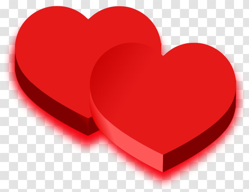 Heart Valentine's Day Love Clip Art - Red Transparent PNG