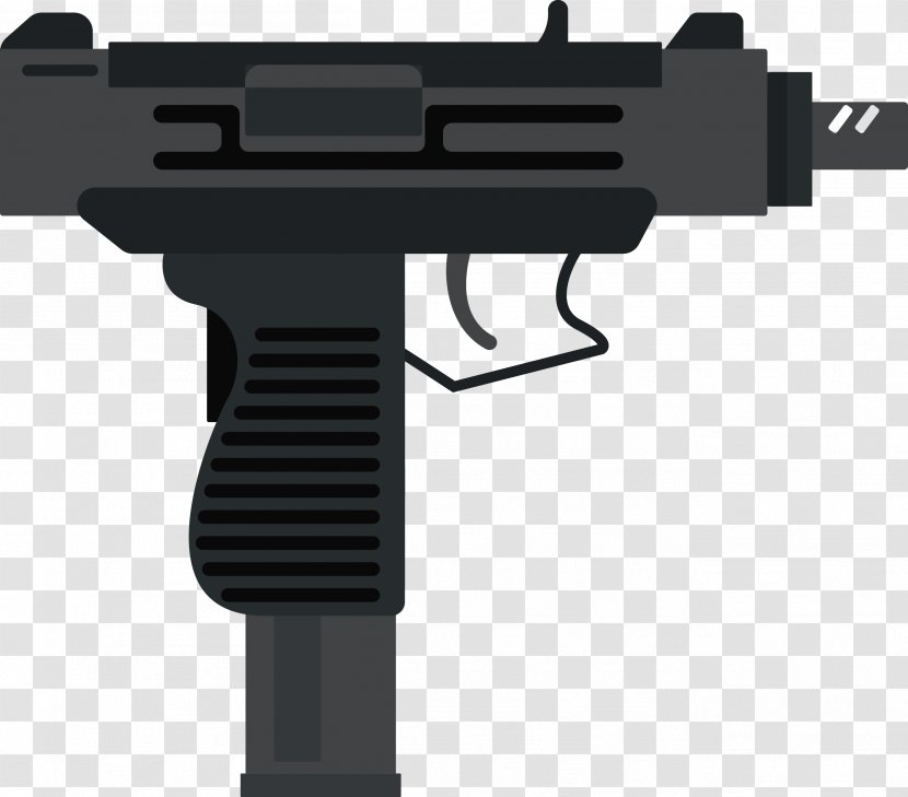 Uzi Weapon Royalty-free Clip Art - Structure - Military Weapons Transparent PNG
