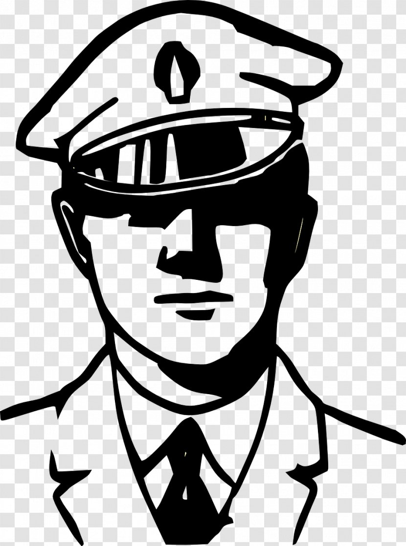 Army Officer United States Navy Police Clip Art - Facial Hair - Policeman Transparent PNG