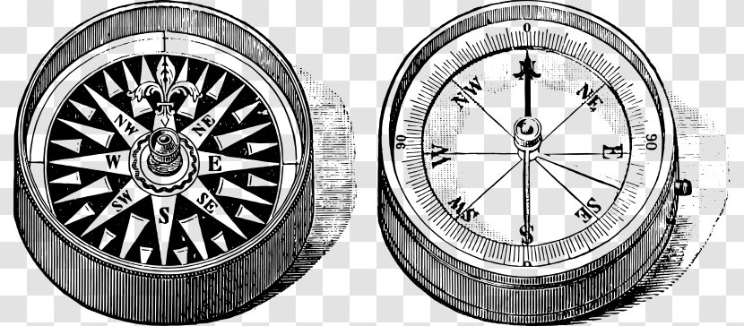 Compass Rose Points Of The Clip Art - Spoke Transparent PNG