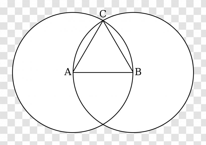Circle Point Bisection Perpendicular Geometry Transparent PNG
