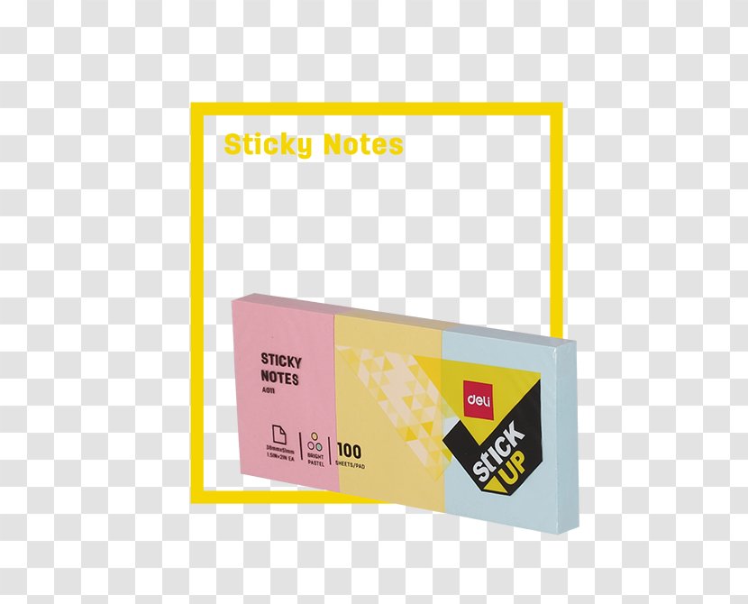 Paper Post-it Note Adhesive Sticker Product - Rectangle - Sticky Cartoon Transparent PNG