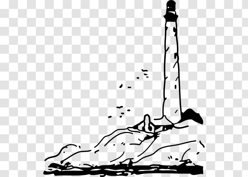 Lighthouse Free Content Clip Art - Black And White - Drawings Of Lighthouses Transparent PNG