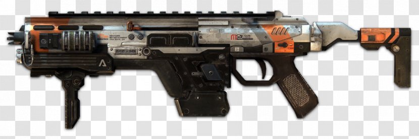 Titanfall 2 Submachine Gun Firearm Weapon - Flower Transparent PNG