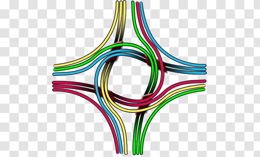 Road Junction Interchange Intersection - Body Jewelry - Highway Transparent PNG