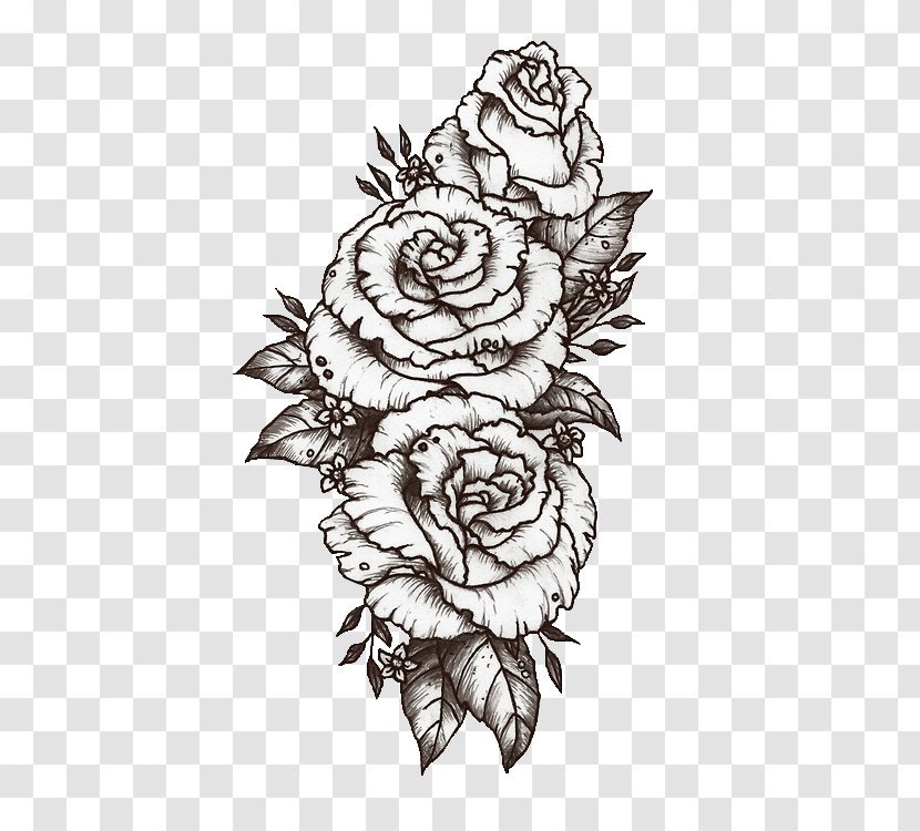 Sleeve Tattoo Cover-up Artist Polynesia - Rose Order - Flowering Plant Transparent PNG