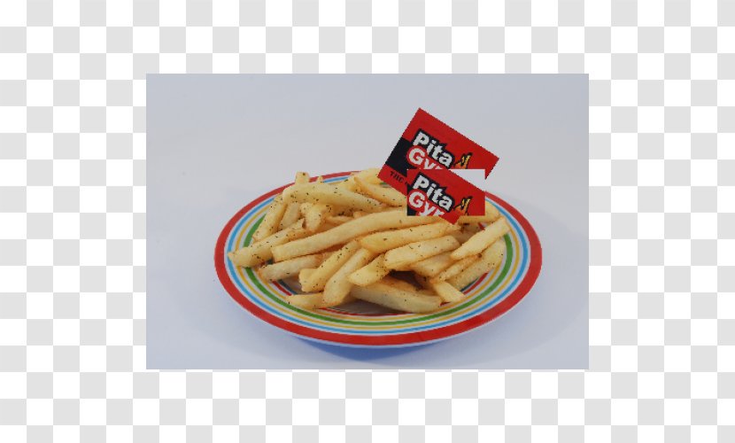 Gyro French Fries Fast Food Junk Tzatziki - Cuisine Transparent PNG