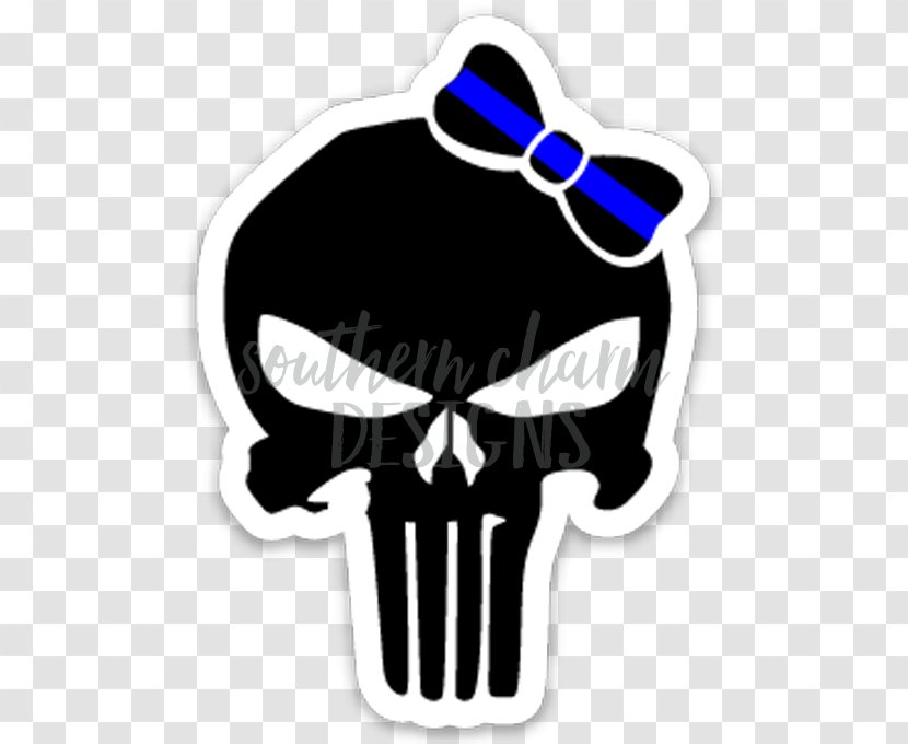 Punisher Decal Sticker Logo Graphic Design - Printing - Daredevil Tattoo Transparent PNG