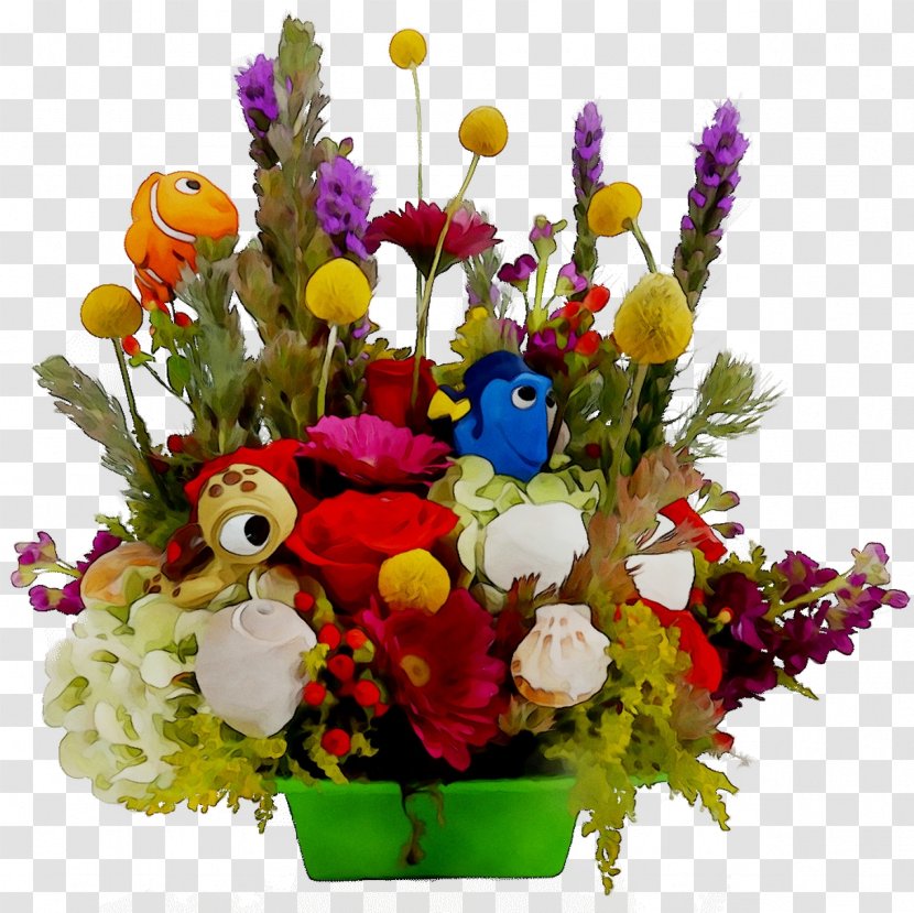 Floral Design Cut Flowers Flower Bouquet - Gift Basket Transparent PNG