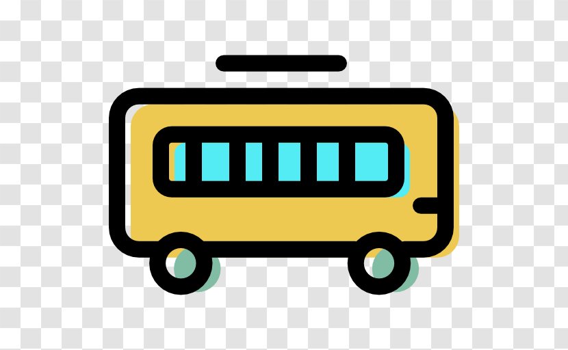 Rectangle Yellow Automotive Design - Bus - Brand Transparent PNG