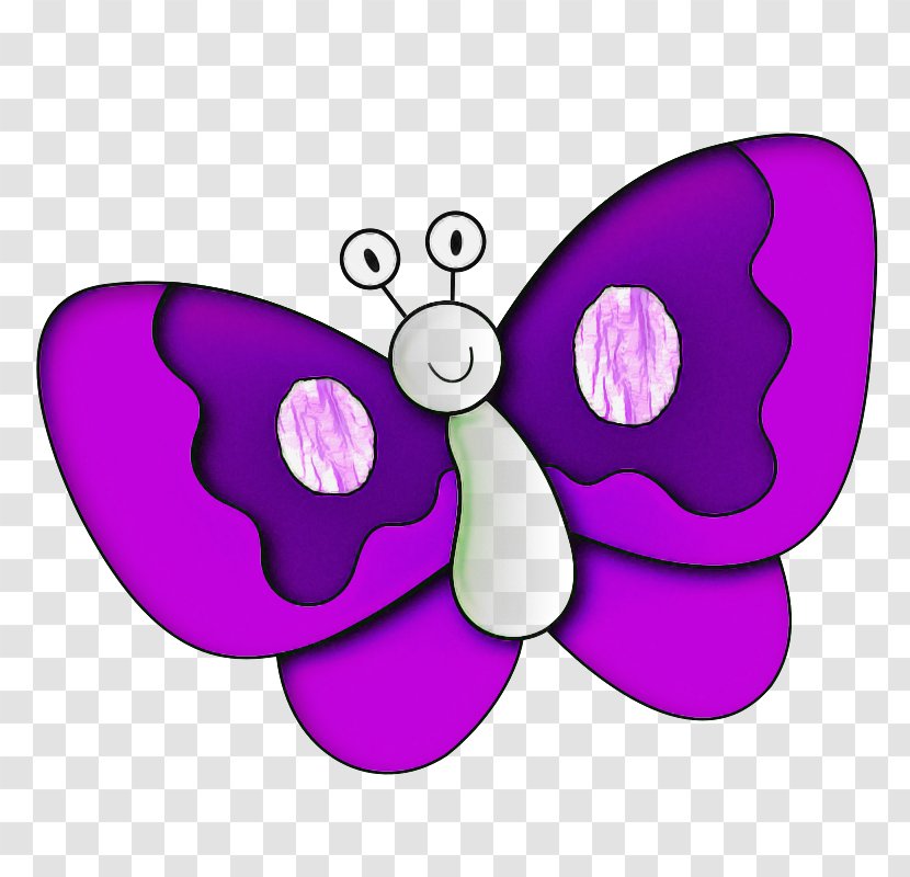 Violet Butterfly Purple Moths And Butterflies Magenta - Insect Pollinator Transparent PNG