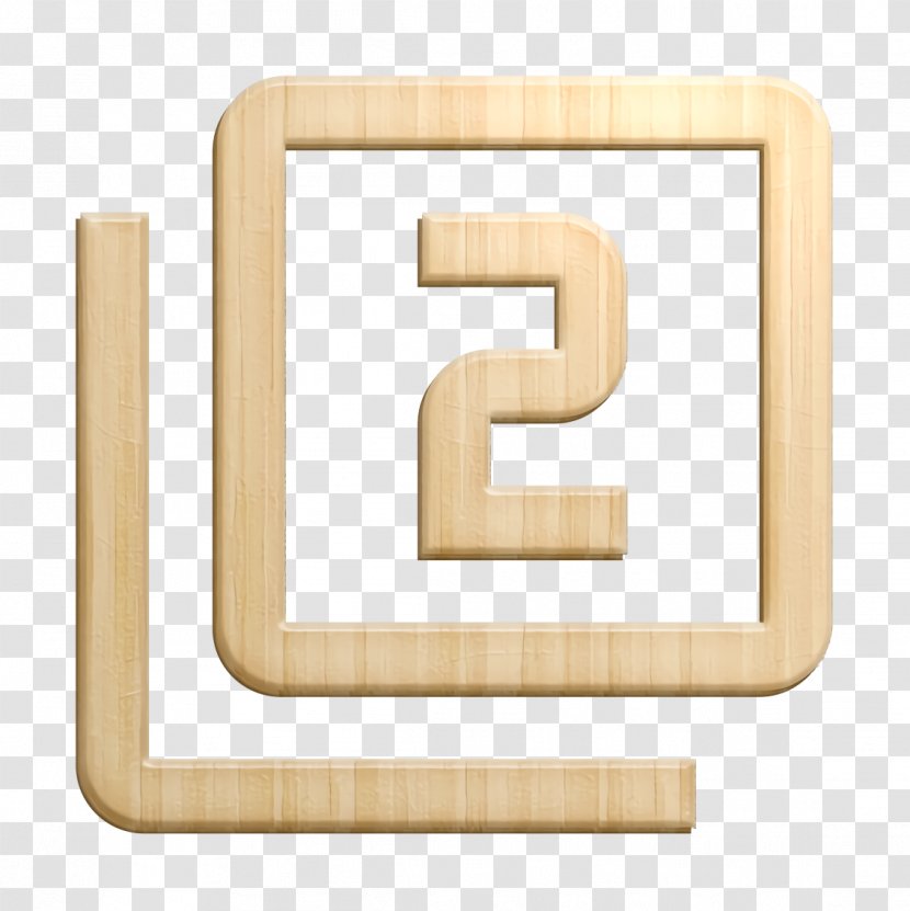 2 Icon Filter - Text - Beige Symbol Transparent PNG