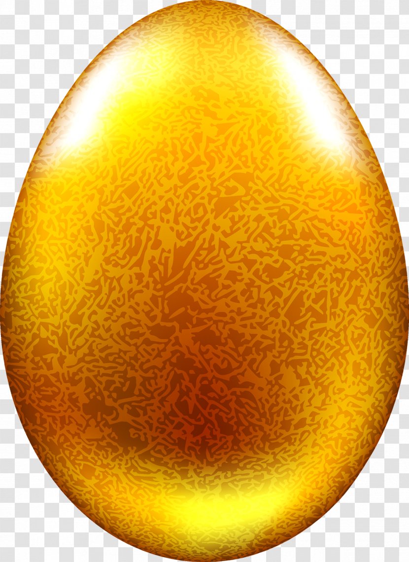 Easter Egg Yellow Sphere - Eggs Transparent PNG