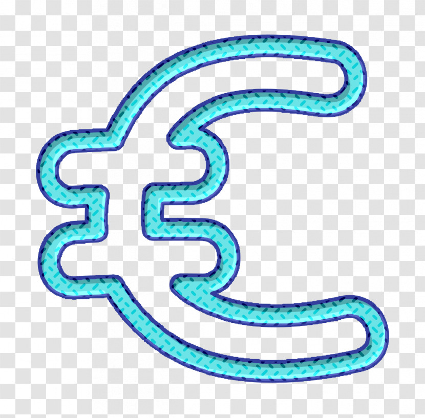 Commerce Icon Euro Hand Drawn Currency Symbol Icon Hand Drawn Icon Transparent PNG