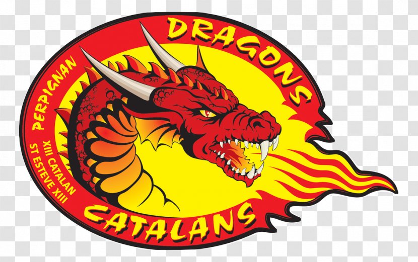 Catalans Dragons Logo Super League Wigan Warriors Rugby - Dragon Transparent PNG