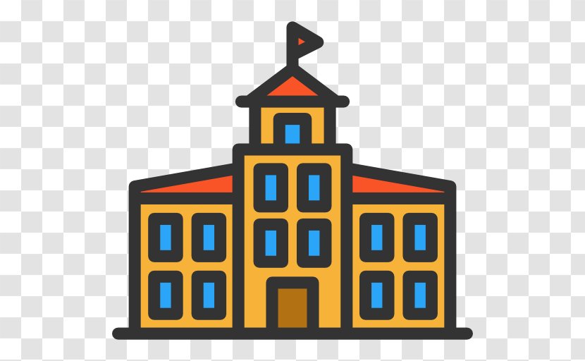 National Secondary School Icon - Education - A Building Transparent PNG