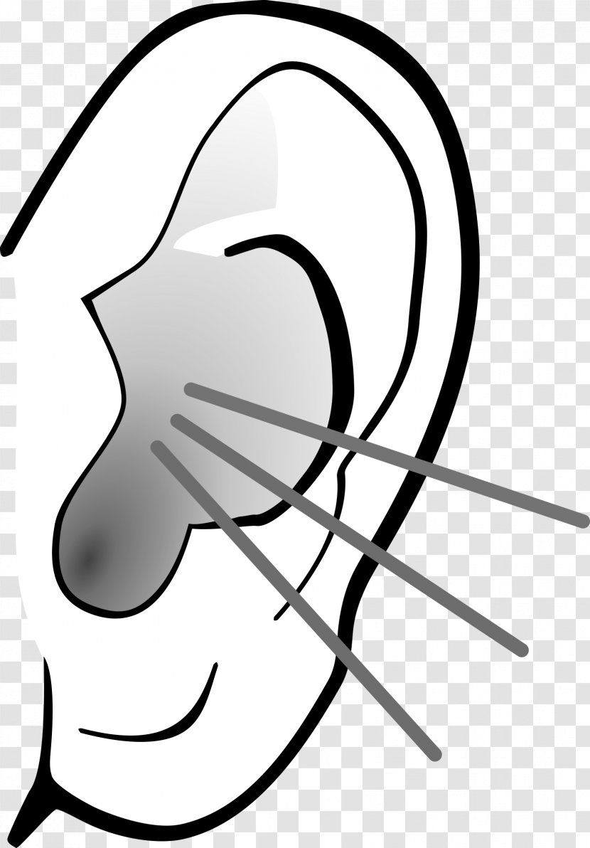 Listening Ear Clip Art - Watercolor - Image Transparent PNG