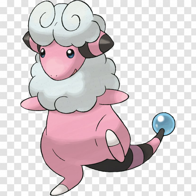 Pokémon HeartGold And SoulSilver Gold Silver Flaaffy Mareep - Flower - Pokemon Go Transparent PNG