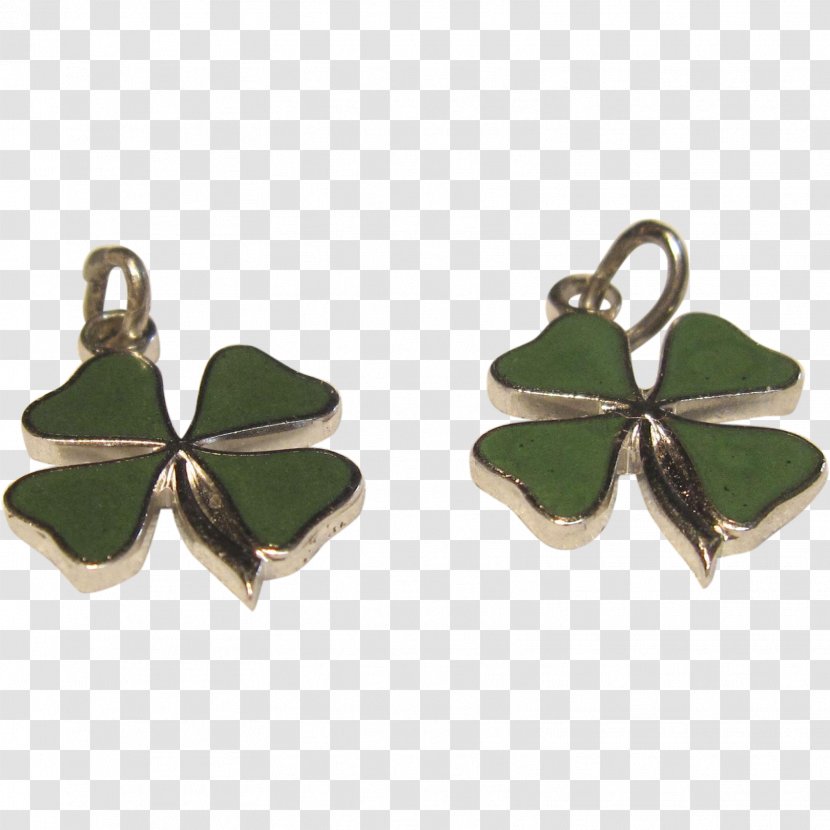 Earring Clothing Accessories Jewellery Charms & Pendants Shamrock - Fashion Accessory - 4 Leaf Clover Transparent PNG