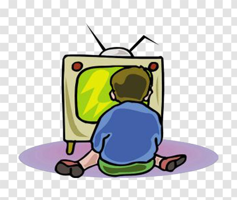 Download Clip Art - Royaltyfree - Children Watch TV Transparent PNG