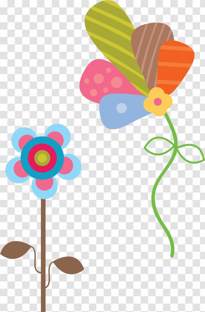 Cartoon Flower Clip Art - Heart - Vector Color Flowers Transparent PNG