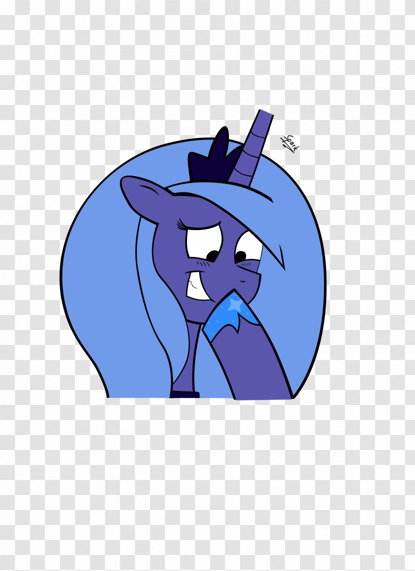 Horse Pony Cobalt Blue Clip Art - Mythical Creature - Snickers Transparent PNG