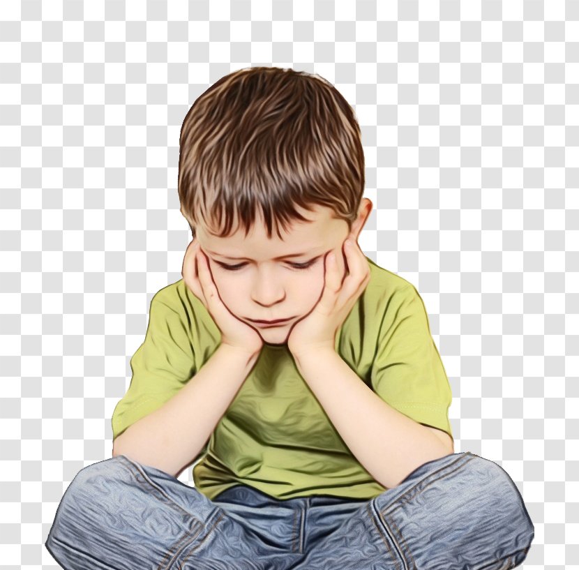 Facial Expression Sitting Forehead Child Nose - Smile - Neck Transparent PNG