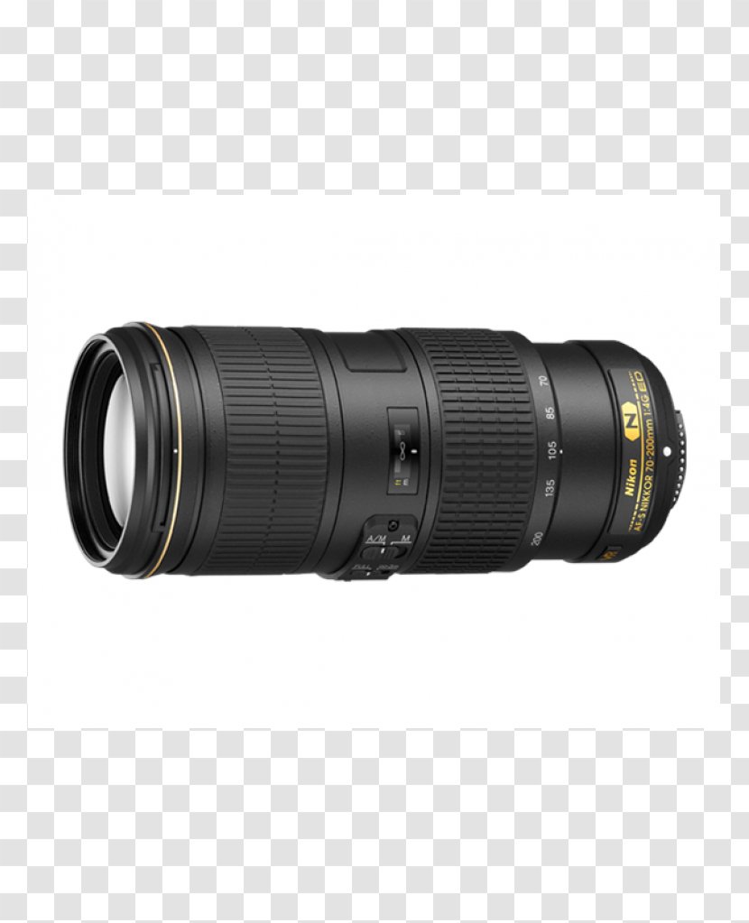 Nikon AF-S DX Nikkor 35mm F/1.8G Zoom-Nikkor Telephoto 70-200mm F/4.0 Camera Lens F-mount Transparent PNG