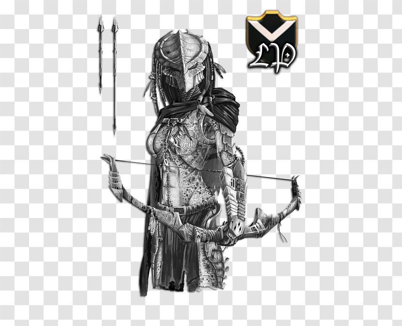 Predator Alien Green Arrow Drawing - Vs Transparent PNG