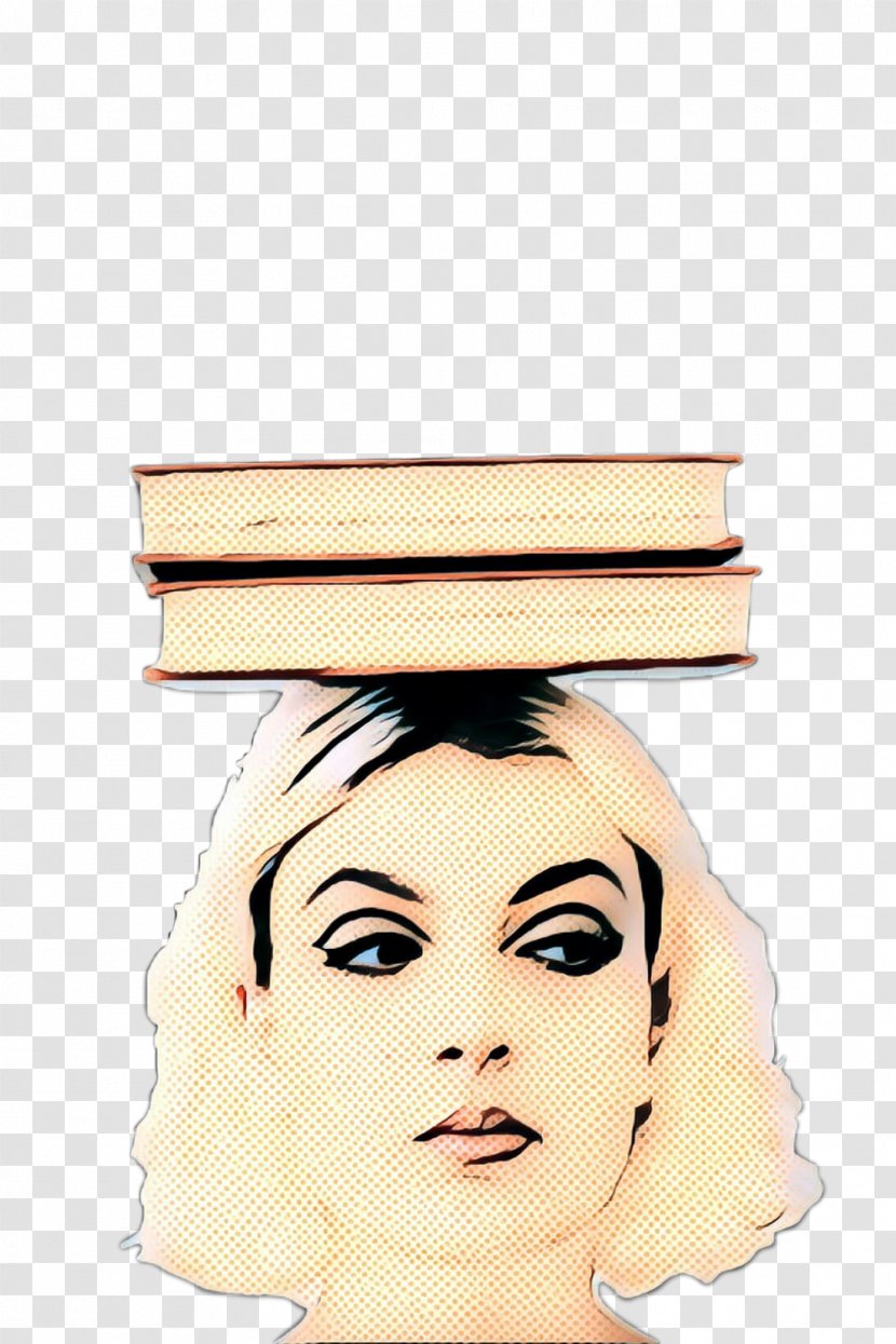Stack Of Books - Face - Art Cap Transparent PNG