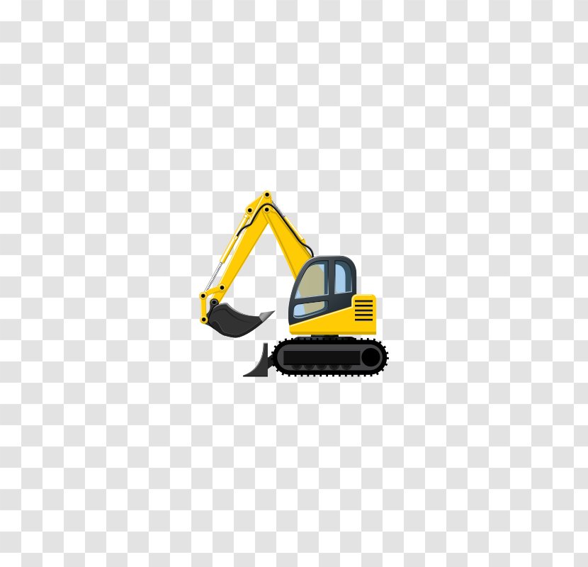 Architectural Engineering Vehicle Truck Heavy Equipment Clip Art - Excavator Transparent PNG
