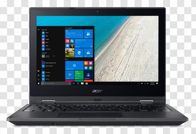 Laptop Acer TravelMate Spin B1 Hewlett-Packard - Windows 10 Transparent PNG