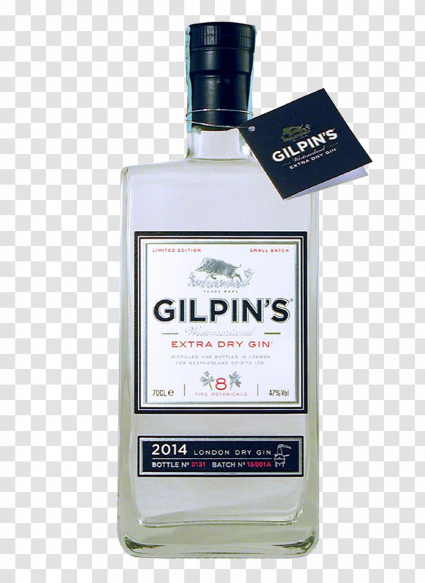 Liqueur Gilpin's Westmorland Extra Dry Gin Distilled Beverage Martini - Cocktail Transparent PNG