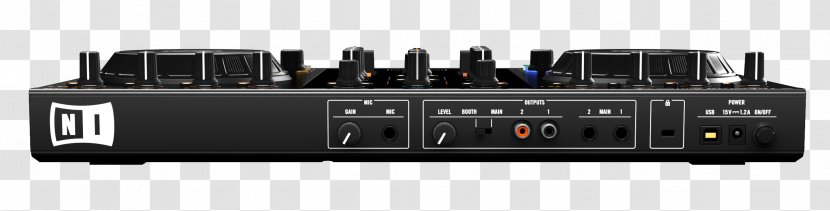 TRAKTOR KONTROL S2 MK2 DJ Controller Native Instruments Disc Jockey - Frame - Musical Transparent PNG