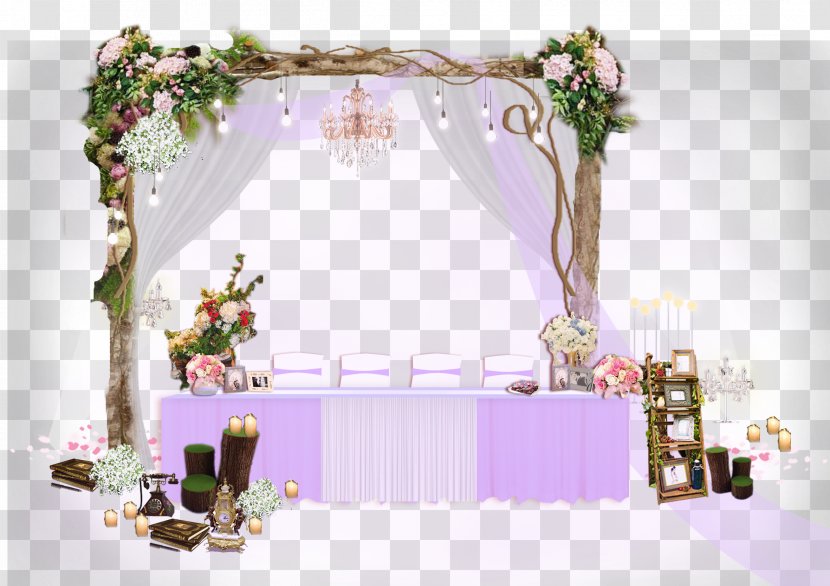 Wedding Reception Marriage - Garden Decoration Transparent PNG