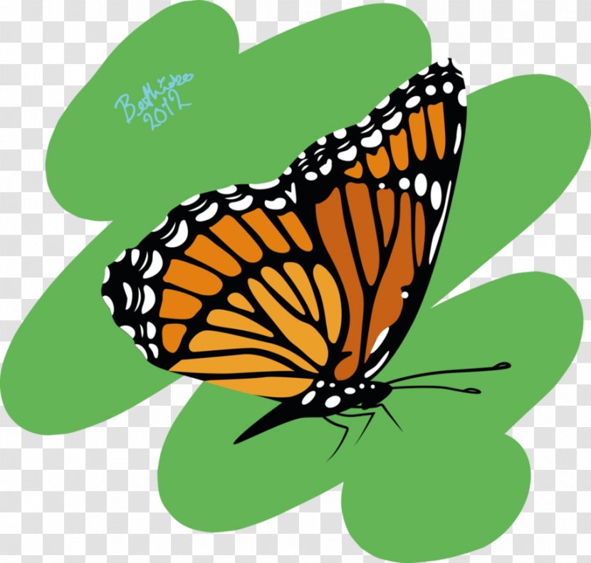 Monarch Butterfly Pieridae Brush-footed Butterflies Clip Art Transparent PNG