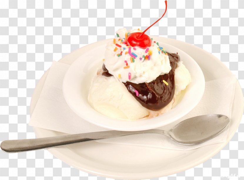 Ice Cream Milk Food Gelato - Frame - Sundae Transparent PNG