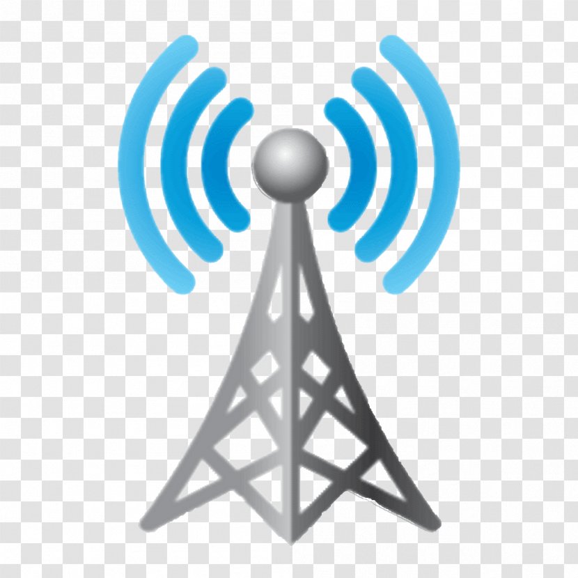 Wireless Telecommunications Tower Cell Site Mobile Phones - Aerials - Antenna Transparent PNG