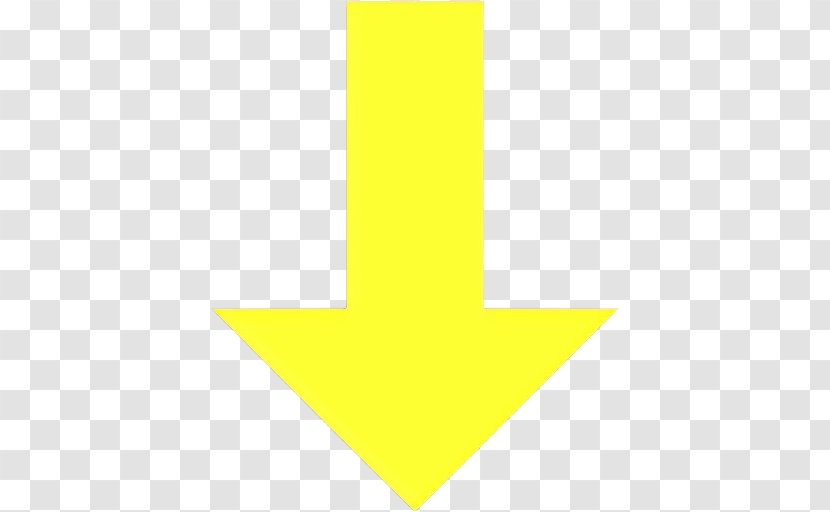 Point Arrow - Yellow - Symbol Logo Transparent PNG