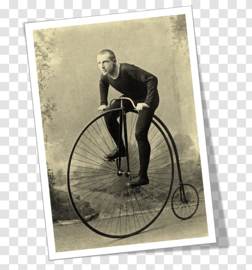 Penny-farthing Bicycle Wheel Velocipede - Frame Transparent PNG