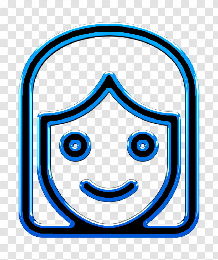 Smiley And People Icon Emoji Icon Girl Icon Transparent PNG