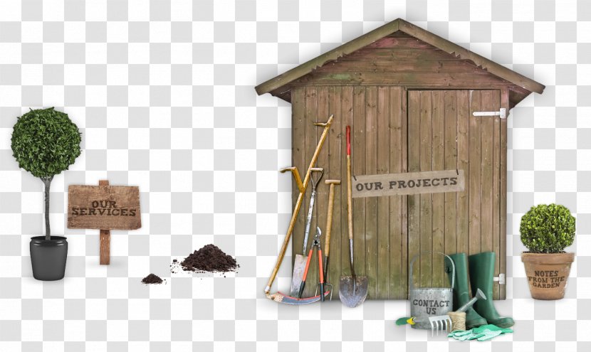 Garden Buildings Shed Gardening House - Pruning Trees Transparent PNG