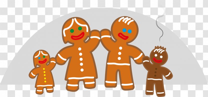 Gingerbread Cartoon Food Dessert Fictional Character - Child Transparent PNG