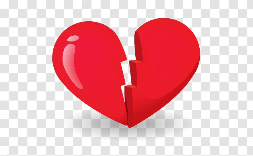 Broken Heart Download Icon - Cartoon - Break Up Transparent Background Transparent PNG